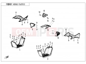 CFMOTO CFORCE 110 (CF110AY10) MIDDLE PLASTICS - F04-2