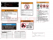 CFMOTO CFORCE 110 (CF110AY10) WARNING DECAL(INTERNATIONAL) - F19-1-B-V4