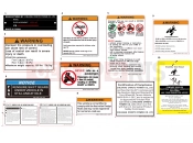 CFMOTO CFORCE 110 (CF110AY10) WARNING DECAL(AU) - F19-1-E-V3