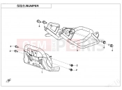 CFMOTO CFORCE 110 (CF110AY10) BUMPER(INTERNATIONAL@^CE) - F23-C