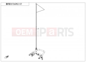 CFMOTO CFORCE 110 (CF110AY10) FLAGPOLE KIT - F80