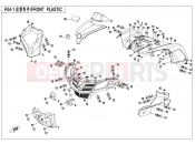 CFMOTO 2017 ATV CFORCE 450 (CF400ATR-2L [T3a] ) FRONT PLASTICS - F04-1