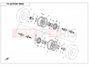 CFMOTO 2017 ATV CFORCE 450 (CF400ATR-2L [T3a] ) FRONT WHEEL - F07