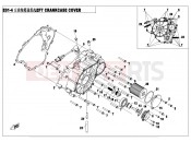 CFMOTO 2017 ATV CFORCE 450 (CF400ATR-2L [T3a] ) LEFT CRANKCASE COVER ASSY - E01-4