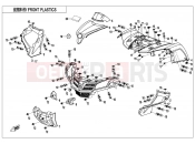 FRONT PLASTICS - F04-1 - CFMOTO CFORCE 450 (CF400AU) 2019