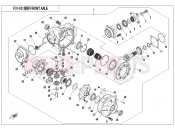 FRONT AXLE - F31-V2 - CFMOTO CFORCE 450 (CF400AU) 2019