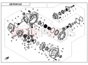 FRONT AXLE - F31-V3 - CFMOTO CFORCE 450 (CF400AU) 2019