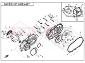 CVT CASE ASSY. - E01-3-V2 - CFMOTO CFORCE 450 (CF400AU) 2019