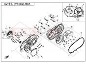 CVT CASE ASSY. - E01-3-V3 - CFMOTO CFORCE 450 (CF400AU-A) 2020
