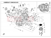CFMOTO 2021 ATV CFORCE 450 (CF400AU-A) LEFT CRANKCASE ASSY - E01-1