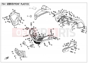 CFMOTO CFORCE 450 (CF400AU-B) FRONT PLASTICS - F04-1