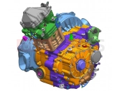 191Q ENGINE - E00 - CFMOTO CFORCE 400 (CF400AU-LF) 2021