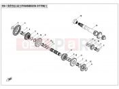TRANSMISSION SYSTEM(1) - E06-1 - CFMOTO CFORCE 400 (CF400AU-LF) 2021