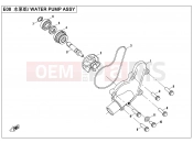 WATER PUMP ASSY - E08 - CFMOTO CFORCE 400 (CF400AU-LF) 2021