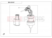 CFMOTO CFORCE 520 (CF500ATR-9L [T3b]  [WITHOUT ABS] ) LOCK KIT - F01-A