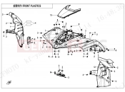 CFMOTO CFORCE 520 (CF500ATR-9L [T3b]  [WITHOUT ABS] ) FRONT PLASTICS - F04-2