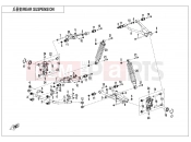 CFMOTO CFORCE 520 (CF500ATR-9L [T3b]  [WITHOUT ABS] ) REAR SUSPENSION - F06