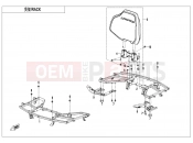 CFMOTO CFORCE 520 (CF500ATR-9L [T3b]  [WITHOUT ABS] ) RACK(PLASTIC) - F14-B-1
