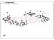 CFMOTO CFORCE 520 (CF500ATR-9L [T3b]  [WITHOUT ABS] ) RACK COVER - F14-B-2