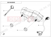 CFMOTO CFORCE 520 (CF500ATR-9L [T3b]  [WITHOUT ABS] ) DASHBOARD(3.5ââ) - F17-A