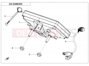 CFMOTO CFORCE 520 (CF500ATR-9L [T3b]  [WITHOUT ABS] ) DASHBOARD(5\'\') - F17-B