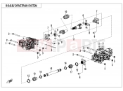 CFMOTO CFORCE 520 (CF500ATR-9L [T3b]  [WITHOUT ABS] ) DRIVETRAIN SYSTEM - F30-V2