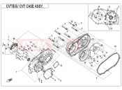 CVT CASE ASSY - E01-3-V2 - CFMOTO CFORCE 520 (CF500AU-7A) 2020