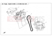 CYLINDER/CYLINDER HEAD ASSY - E02 - CFMOTO CFORCE 520 (CF500AU-7LF) 2021