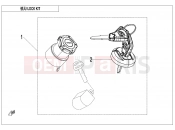LOCK KIT - F01-V1 - CFMOTO CFORCE 625 (CF600AU-3LF) 2021