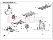 BOTTOM PLASTICS - F04-7 - CFMOTO CFORCE 625 (CF600AU-3LF) 2021