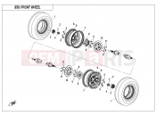 FRONT WHEEL - F07 - CFMOTO CFORCE 625 (CF600AU-3LF) 2021