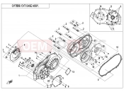 CVT CASE ASSY. - E01-3 - CFMOTO CFORCE 625 (CF600AU-3LF) 2021