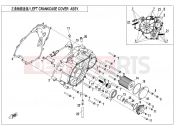 LEFT CRANKCASE COVER ASSY. - E01-4 - CFMOTO CFORCE 625 (CF600AU-3LF) 2021