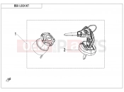 CFMOTO 2021 ATV CFORCE 625 (CF600AU-3S) LOCK KIT(WITHOUT GEARSHIFT LOCK) - F01-B-V1