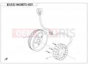 CFMOTO 2021 ATV CFORCE 625 (CF600AU-3S) MAGNETO ASSY.(480W) - E03-A