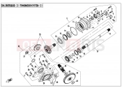TRANSMISSION SYSTEM(2) - E06-2 - CFMOTO CFORCE 800 (CF800ATR-2) 2018