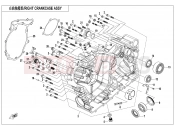 RIGHT CRANKCASE ASSY - E01-2-V4 - CFMOTO CFORCE 850 (CF800AU-2A) 2017