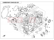 CFMOTO 2018 ATV CFORCE 850 (CF800AU-2A) RIGHT CRANKCASE ASSY - E01-2-V2