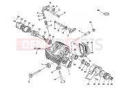 DUCATI Supersport 600 SS VERTICAL CYLINDER HEAD » VALVE DRIVE