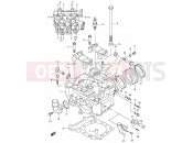 SUZUKI DR-Z400 K1 (2001) (E01) 2 - CYLINDER HEAD