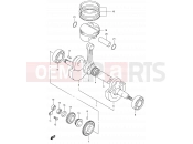 SUZUKI DR-Z400 K1 (2001) (E01) 7 - CRANKSHAFT
