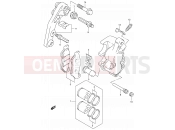 50 - FRONT CALIPER - Suzuki DR-Z400 K2 (2002) (E01)
