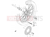 49 - FRONT WHEEL - Suzuki DR-Z400E K2 (2002) (E01)