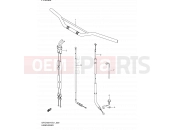 SUZUKI DR-Z400E K4 (2004) (E01) 39 - HANDLEBAR (WITH OUT E24)