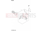 49 - LEFT HANDLE LEVER (WITH OUT E24) - Suzuki DR-Z400E K6 (2006) (E01)