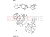SUZUKI DR-Z400E K6 (2006) (E24) 6 - CRANKCASE COVER