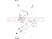 SUZUKI DR-Z400E K6 (2006) (E24) 43 - FRONT FENDER