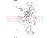 SUZUKI DR-Z400E K6 (2006) (E24) 58 - FRONT WHEEL