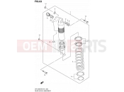 SUZUKI DR-Z400E K6 (2006) (E24) 63 - REAR SHOCK ABSORBER (E01,P37)