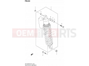 SUZUKI DR-Z400E K6 (2006) (E24) 64 - REAR SHOCK ABSORBER (E24)